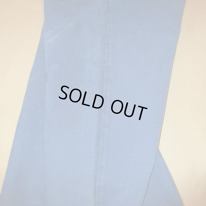 画像9: 古着 00's Ralph Lauren ラルフローレン VARICK SLIM ダック パンツ 後染めBLUE /190619 (9)