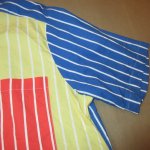 画像6: 古着 90's KORET クレイジーパターン ストライプ 半袖シャツ MIX / 190701 (6)