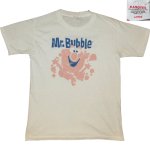 画像1: 古着 80's Mr.BUBBLE ミスターバブル ボディーソープ 企業物 Tシャツ WHT / 190610 (1)