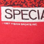 画像6: 古着 80's VISION STREET WEAR ヴィジョン SPECIAL FORCES TM表記 Tシャツ RED / 190717 (6)