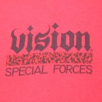 画像4: 古着 80's VISION STREET WEAR ヴィジョン SPECIAL FORCES TM表記 Tシャツ RED / 190717 (4)