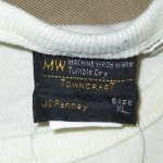 画像5: 古着 70's TOWN CRAFT JC PENNEY ホットロッド アイロンプリント Tシャツ WHT / 190717 (5)