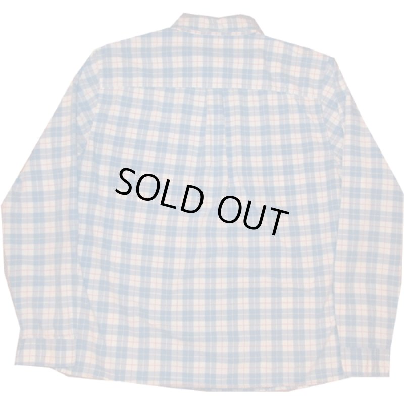 画像2: 古着 00's patagonia パタゴニア アウトドア 長袖シャツ BLUE /190708 (2)