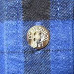 画像8: 古着 00's C.C.FILSON Co フィルソン ヘヴィ ネルシャツ BLUE×BLK /191011 (8)