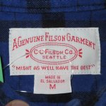 画像3: 古着 00's C.C.FILSON Co フィルソン ヘヴィ ネルシャツ BLUE×BLK /191011 (3)