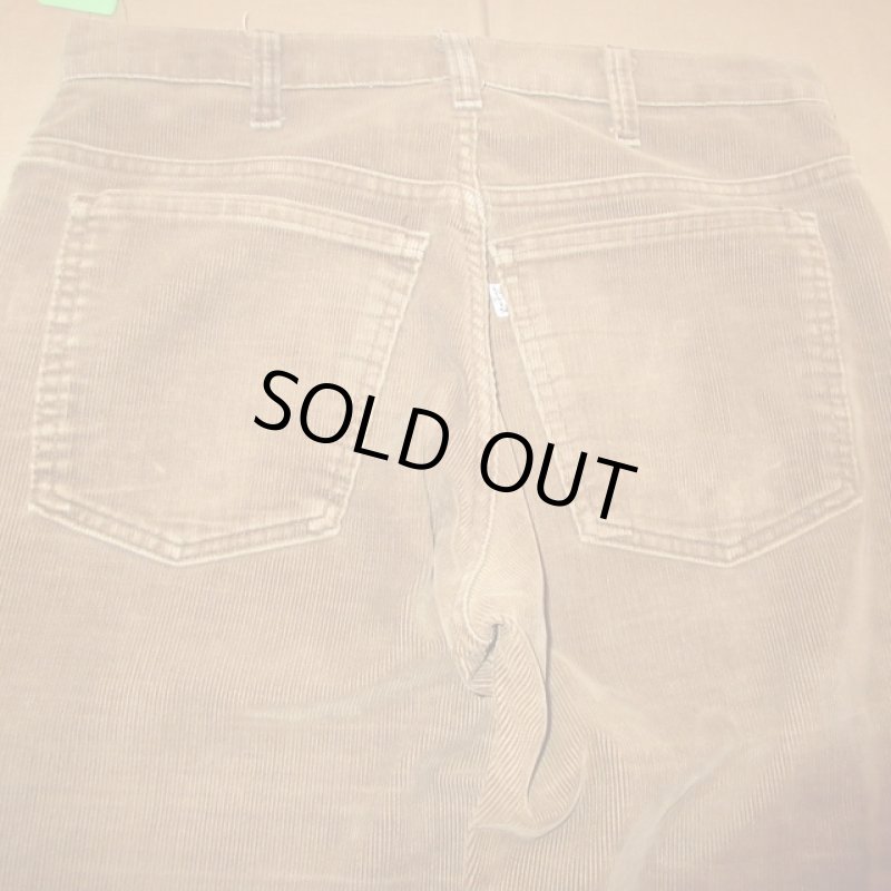 画像7: 古着 80's Levi's リーバイス 519 コーデュロイパンツ BRW /191016 (7)