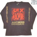 画像1: 【9月28日入荷分！店頭販売優先！】古着 90's JAMES BROWN ジェイムスブラウン LIVE IN EUROPE L/S Tシャツ BLK / 190926 (1)