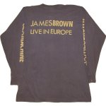 画像2: 【9月28日入荷分！店頭販売優先！】古着 90's JAMES BROWN ジェイムスブラウン LIVE IN EUROPE L/S Tシャツ BLK / 190926 (2)