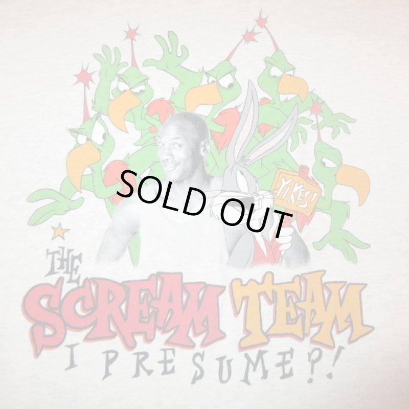 画像3: 古着 90's NIKE ナイキ SPACE JAM マイケルジョーダン Tシャツ GRY / 191017 (3)