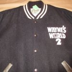 画像4: 古着 90's WAYNE'S WORLD2 ウェインズワールド 映画 スタジャン BLK / 200106 (4)