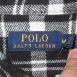 画像3: 古着 00's Ralph Lauren ラルフローレン ウエスタン ネルシャツ BLK×WHT / 201009 (3)