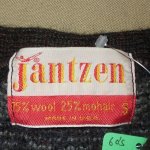 画像3: 古着 60's Jantzen ジャンセン モヘア混 ウール ニットカーディガン セーター BRW / 200109 (3)