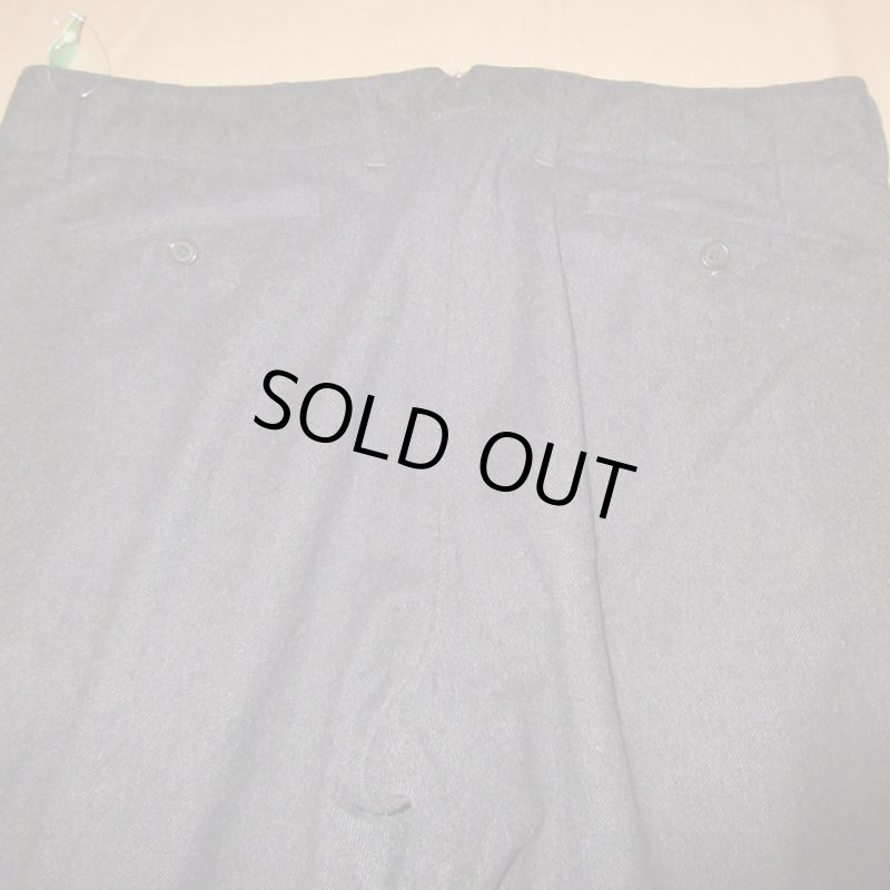 画像4: 古着 90's TEMPO LIBERO ウールパンツ イタリア製 BLK /200116 (4)