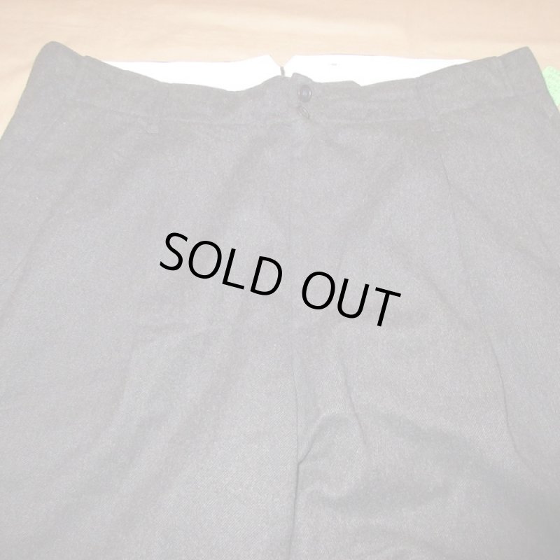 画像3: 古着 90's TEMPO LIBERO ウールパンツ イタリア製 BLK /200116 (3)