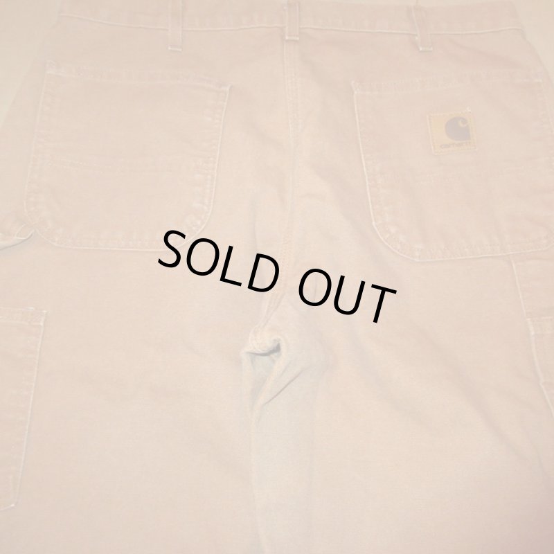 画像6: 古着 90's Carhartt カーハート 裏地ネル ダック ペインターパンツ アメリカ製 BRW /200116 (6)