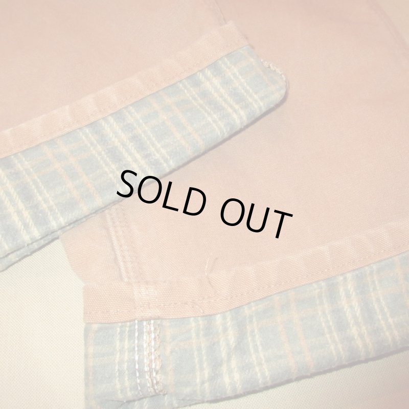 画像2: 古着 90's Carhartt カーハート 裏地ネル ダック ペインターパンツ アメリカ製 BRW /200116 (2)