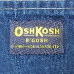 画像2: 古着 80's OSH KOSH オシュコシュ デニム ペインターパンツ TALON42 USA製 / 200201 (2)