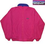 画像1: 古着 80's patagonia パタゴニア シェルジャケット Rマーク アメリカ製 PINK / 200128 (1)