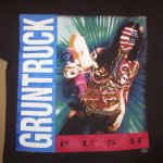 画像3: 古着 90's GRUNTRUCK グラントラック PUSH Tシャツ BLK / 200221 (3)