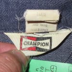 画像4: 古着 70's CHAMPION SPARK PLUG チャンピオン スパークプラグ デニムジャケット NVY / 200301 (4)