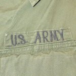 画像4: 古着 60's US ARMY アメリカ軍 ジャングルファティーグジャケット OLV /200303 (4)