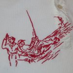 画像4: 古着 00's Ralph Lauren ラルフローレン 刺繍入り ヘンリーネック アンダーウェア カットソー OFF /200303 (4)