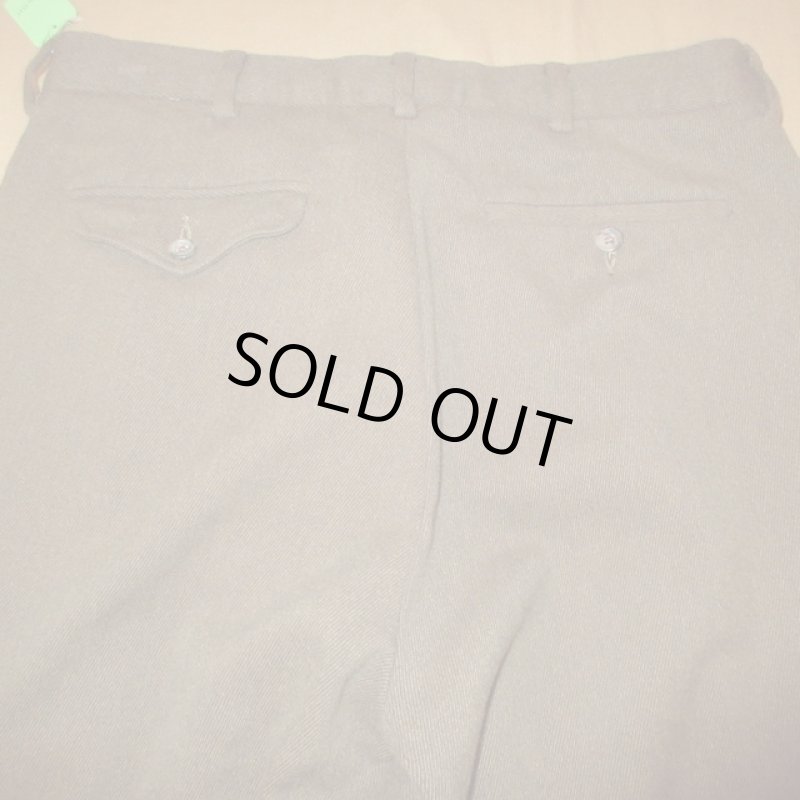 画像4: 古着 90's Ralph Lauren ラルフローレン タック入り トラウザーパンツ OLV / 200304 (4)