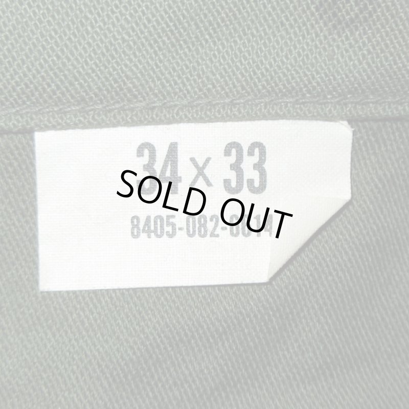 画像3: デッドストック 古着 60's US ARMY アメリカ軍 コットンサテン ベイカーパンツ 初期 OLV / 200304 (3)