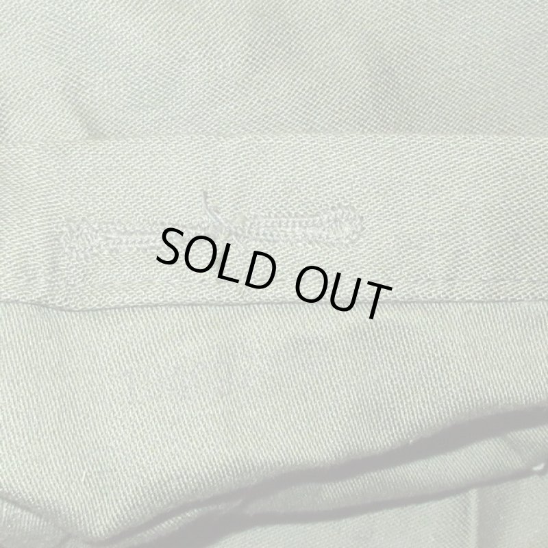 画像8: デッドストック 古着 60's US ARMY アメリカ軍 コットンサテン ベイカーパンツ 初期 OLV / 200304 (8)