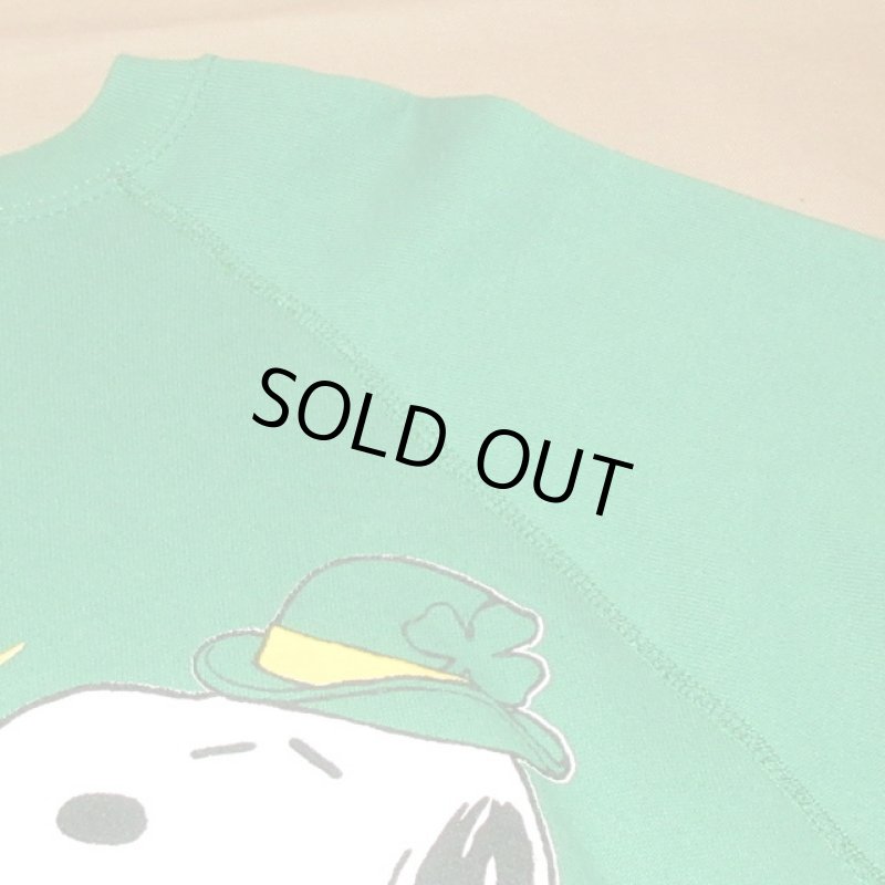 画像6: 古着 80's ARTEX アルテックス SNOOPY スヌーピー スウェット GRN  /200309 (6)