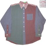 画像1: 古着 00's Brooks Brothers ブルックスブラザーズ クレイジーパターン BDシャツ MIX  / 200226 (1)
