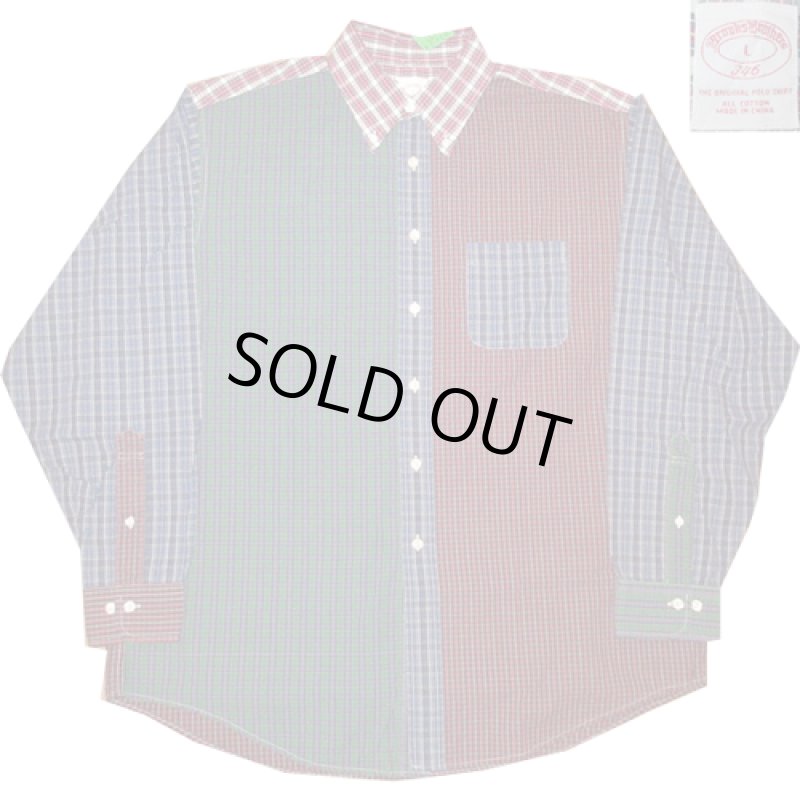 画像1: 古着 00's Brooks Brothers ブルックスブラザーズ クレイジーパターン BDシャツ MIX  / 200226 (1)
