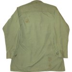 画像2: 古着 60's US ARMY アメリカ軍 ジャングルファティーグジャケット OLV /200303 (2)