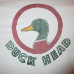 画像3: 古着 80's DUCK HEAD ダックヘッド アドバタイジング Tシャツ WHT / 200313 (3)