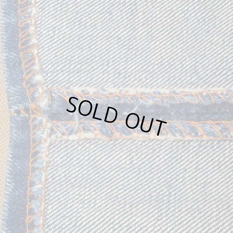 画像10: 古着 70's Levi's リーバイス FRESH PRODUCE フレッシュプロデュース パッチワークデニムベスト IND / 200403 (10)