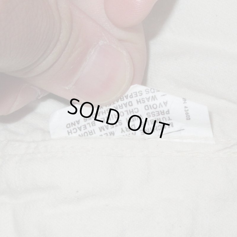 画像7: 古着 80's BIG YANK ビッグヤンク ペインターパンツ WHT / 200414 (7)