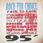 画像4: 【過去に販売した商品/在庫なし/SOLD OUT】古着 ROCK FOR CHOICE 1995 PRIMUS ロングスリーブ Tシャツ WHT 90's / 200411 (4)