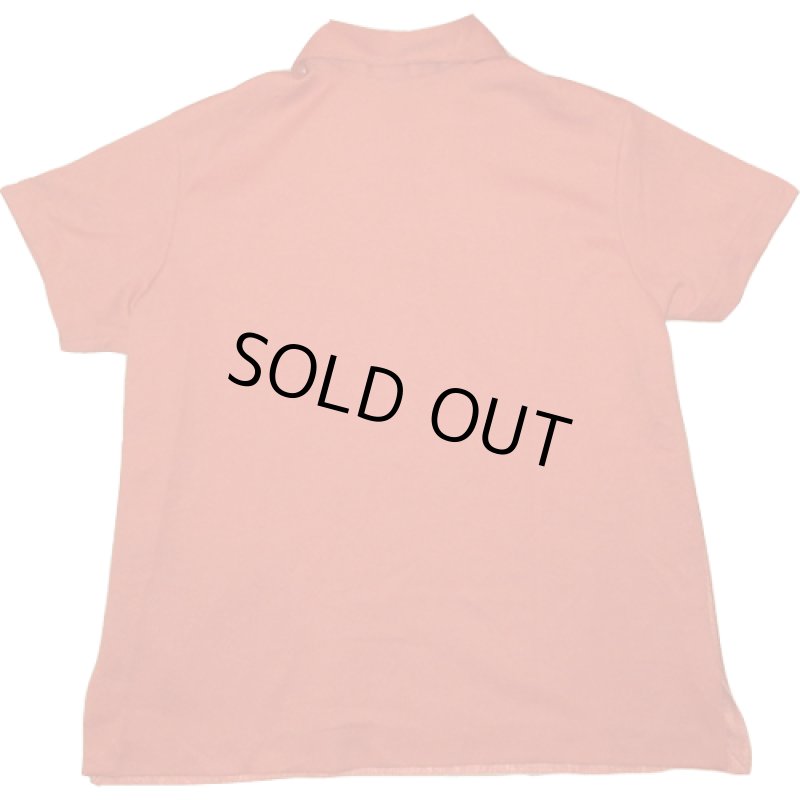 画像2: 古着 70's KING LOUIE キングルイ 幾何学模様 P/O ポリエステル ボーリングシャツ BRW / 200429 (2)