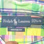 画像3: デッドストック 00's Ralph Lauren ラルフローレン チェック BDシャツ MIX /200521 (3)