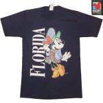 画像1: 古着 90's ミニーマウス ディズニー FLORIDA Tシャツ NVY / 200516 (1)