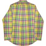画像2: デッドストック 00's Ralph Lauren ラルフローレン チェック BDシャツ MIX /200521 (2)