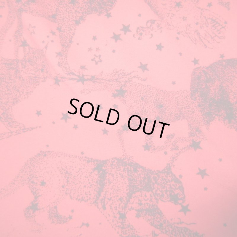 画像6: 古着 00's BLUE ROSE アニマルプリント 半袖シャツ RED / 200526 (6)