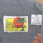 画像3: 古着 00's HABAND GUAYABERA グアヤベラ ジップアップ キューバシャツ GM / 200526 (3)