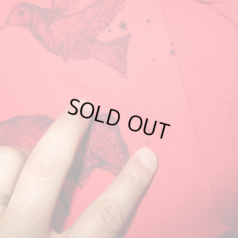 画像10: 古着 00's BLUE ROSE アニマルプリント 半袖シャツ RED / 200526 (10)