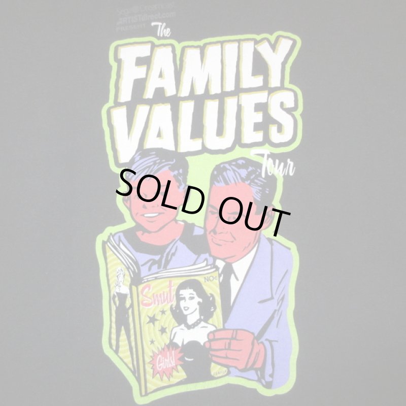 画像3: 古着 90's THE FAMILY VALUES TOUR 1999 Tシャツ BLK / 200528 (3)