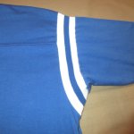画像4: 古着 80's ARTEX アーテックス SNOOPY フットボール Tシャツ BLUE / 200601 (4)