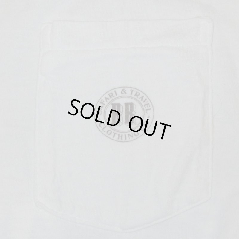 画像5: 古着 80's BANANA REPUBLIC SAFARI&TRAVEL バナナリパブリック サファリ＆トラベル ライオン 胸ポケ Tシャツ WHT / 200601 (5)