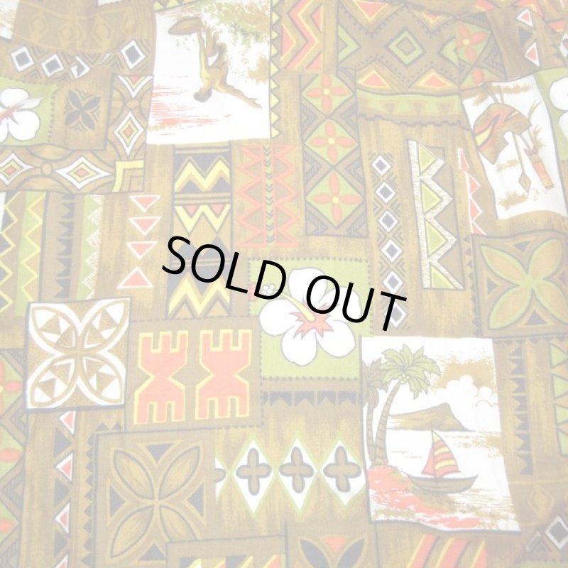 画像6: 古着 60's ROYAL HAWAIIAN サーフ柄 アロハシャツ ハワイアン 半袖シャツ MIX / 200609 (6)