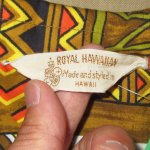 画像3: 古着 60's ROYAL HAWAIIAN サーフ柄 アロハシャツ ハワイアン 半袖シャツ MIX / 200609 (3)