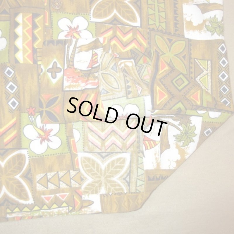 画像8: 古着 60's ROYAL HAWAIIAN サーフ柄 アロハシャツ ハワイアン 半袖シャツ MIX / 200609 (8)